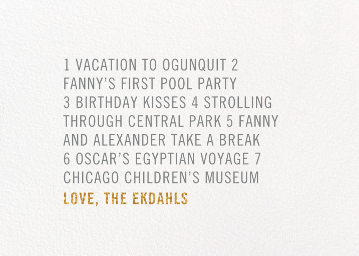 Retrospective (4 Multi-Photo) - Christmas Card by Paperless Post - Back