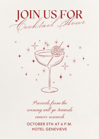 Evening Toast - Fundraiser Invitation by Paperless Post