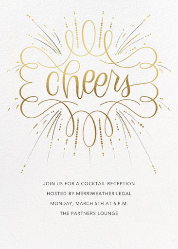 Curlicue Cheers - Legal Event Invitation by paperless_post