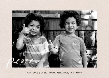 Peaceful Greetings by Linda and Harriett