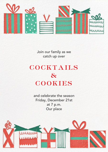 So Happy to See You! - Christmas Party Invitation by Mr. Boddington's Studio