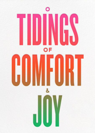Comfort and Joy by The Indigo Bunting
