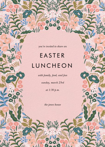 Floral Tapestry (Invitation) - Easter Invitation by Rifle Paper Co.