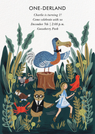 Wonderland - First Birthday Invitation by Rifle Paper Co.
