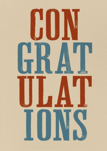 Congratulations Stack by Paperless Post