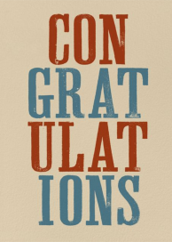 Congratulations Stack by Paperless Post