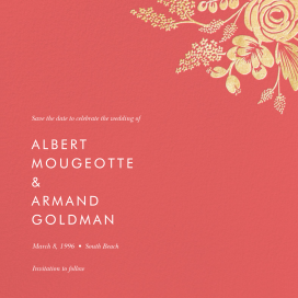 Heather and Lace (Save the Date) by Rifle Paper Co.