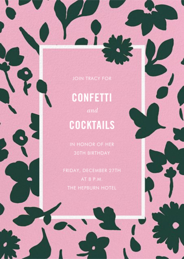 Floral Splash - Birthday Invitation by kate spade new york