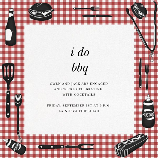 Cookout - Engagement Party Invitation by Paperless Post