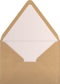 Baby Blocks & Books Invitation Envelope