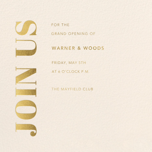 Good Side - Launch Party Invitation by Sugar Paper