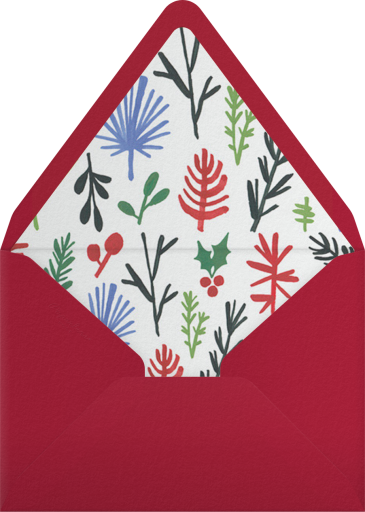 Winter Greens - Paperless Post Envelope