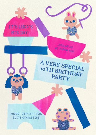 Gymnastic Fun - Invitation by Paperless Post