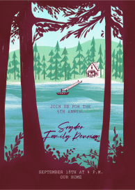 Through the Trees - Family Reunion Invitation by Paperless Post