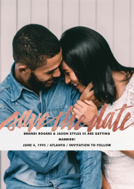 Clarissa (Full Photo) - Save the Date by Paperless Post