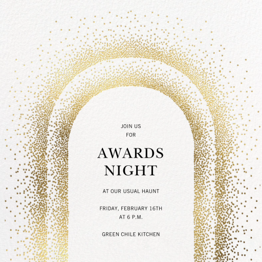 Golden Arches - Business Invitation by Jonathan Adler