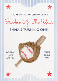 Rookie - Birthday Invitation by Paperless Post