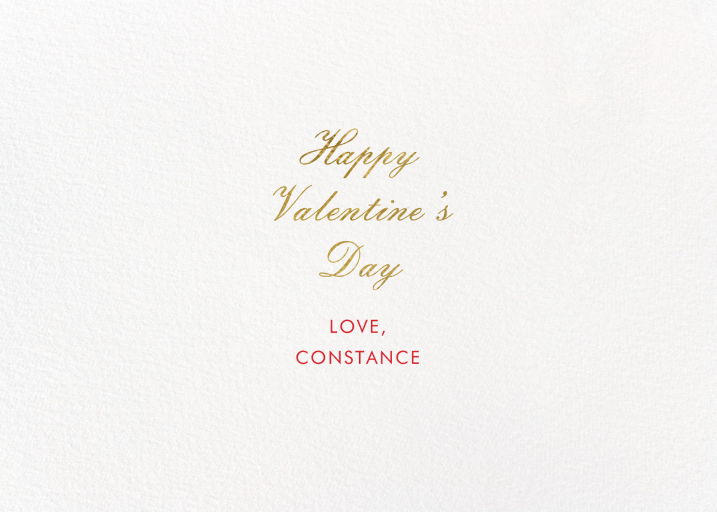 Love Letter - Valentine's Day Card by Rifle Paper Co. - Back