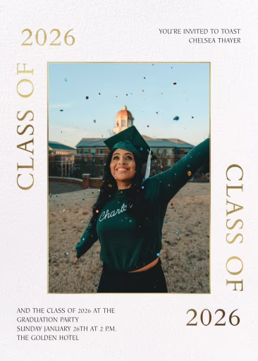 Turning Corners - Graduation Party Invitation by Paperless Post