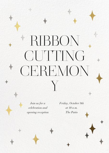 Space Age Stars by Paperless Post