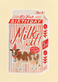 Milk It - Birthday Card by Rifle Paper Co.