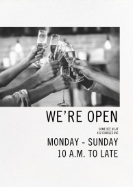 Simple Black and White (Photo) - Business Greeting Card by Paperless Post