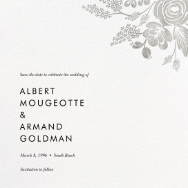 Heather and Lace (Save the Date) - Save the Date by Rifle Paper Co.