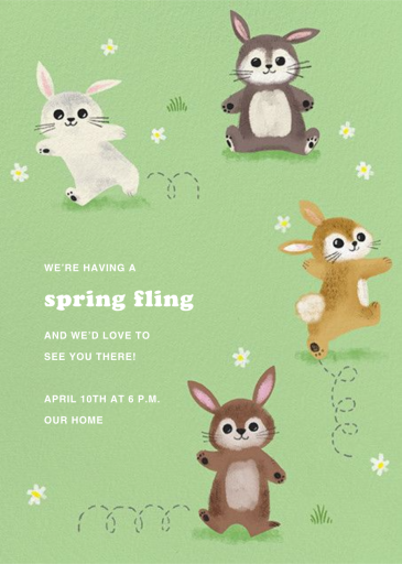Somebunny Told Me - Easter Invitation by Paperless Post