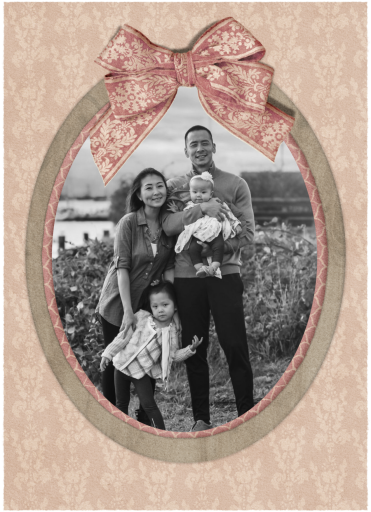 Baroque Backdrop - Holiday Card by Fin Fellowes