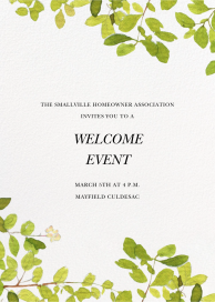 Spring Shade - Get-Together Invitation by Felix Doolittle