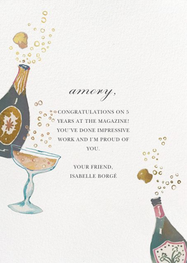 Busy Gettin' Fizzy - Work Anniversary Card by Happy Menocal