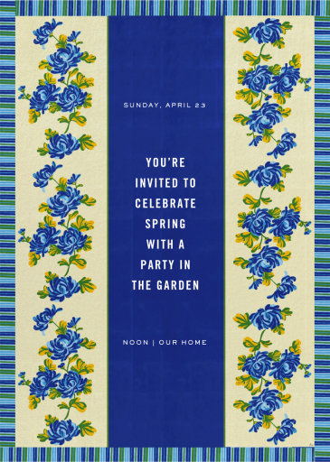 Luminosa - Spring Party Invitation by Lisa Corti