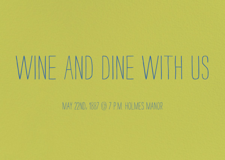 Chartreuse Cold Press - Party Invitation by Paperless Post