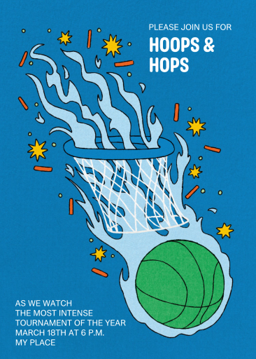 Shots Made - Sports Invitation by Paperless Post