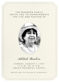 Glimpse Into Forever - Celebration of Life Invitation by Paperless Post