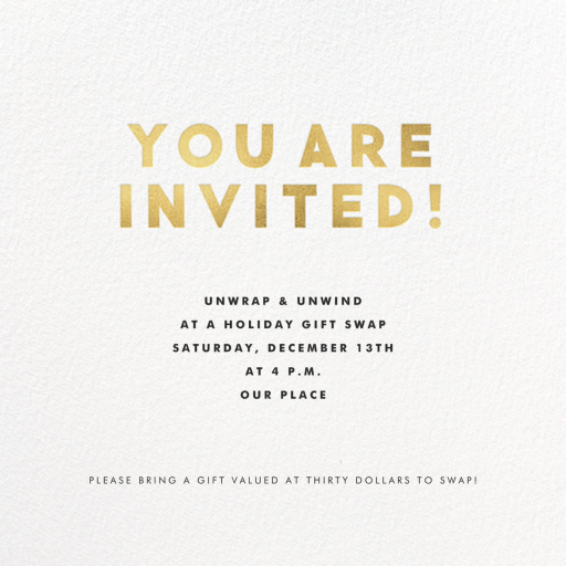 Indigo Falala - Invitation by The Indigo Bunting - Back