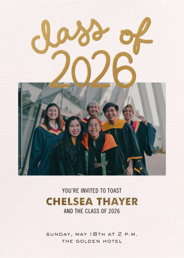 College Friends - Graduation Party Invitation by Paperless Post