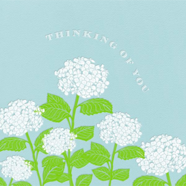 Hydrangea - Thinking of You by Paperless Post