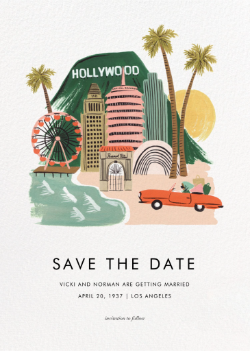 Destination - Save the Date by Rifle Paper Co.