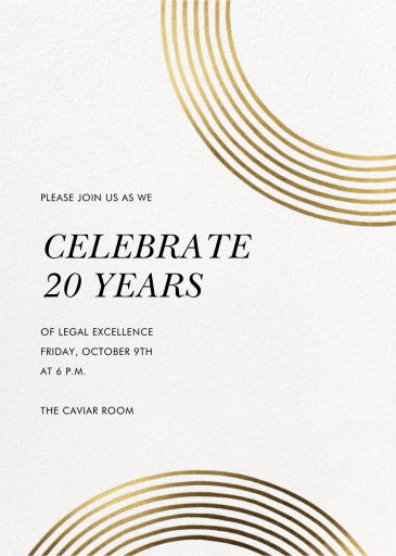 Sand Garden - Business Event Invitation by kate spade new york