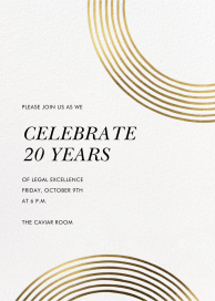 Sand Garden - Business Anniversary Invitation by kate spade new york