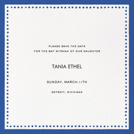 Charlotte Street II (Save the Date) - Save the Date by kate spade new york