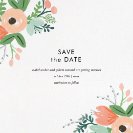 Wrapped in Wildflowers Suite (Save the Date) by Rifle Paper Co.