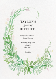 Floral Arc - Bridal Shower Invitation by Paperless Post