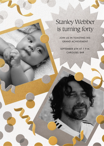 Instant Nostalgia - Birthday Invitation by Paperless Post