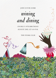 Hedge Party - Birthday Invitation by Happy Menocal