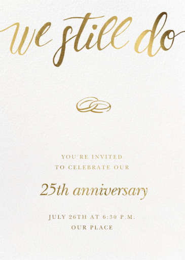 We Still Do - Invitation by Paperless Post
