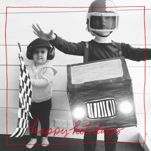 Cursive Holidays - Holiday Card by Linda and Harriett