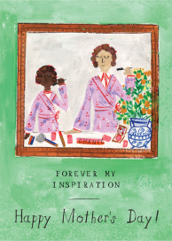 Mirror Image - Greeting Card by Mr. Boddington's Studio