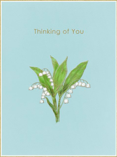 Lily of The Valley Thinking of You - Greeting Card by Paperless Post